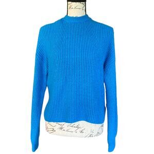 BP Blue Cotton Blend Knit Long Sleeve Sweater Size XS NEW